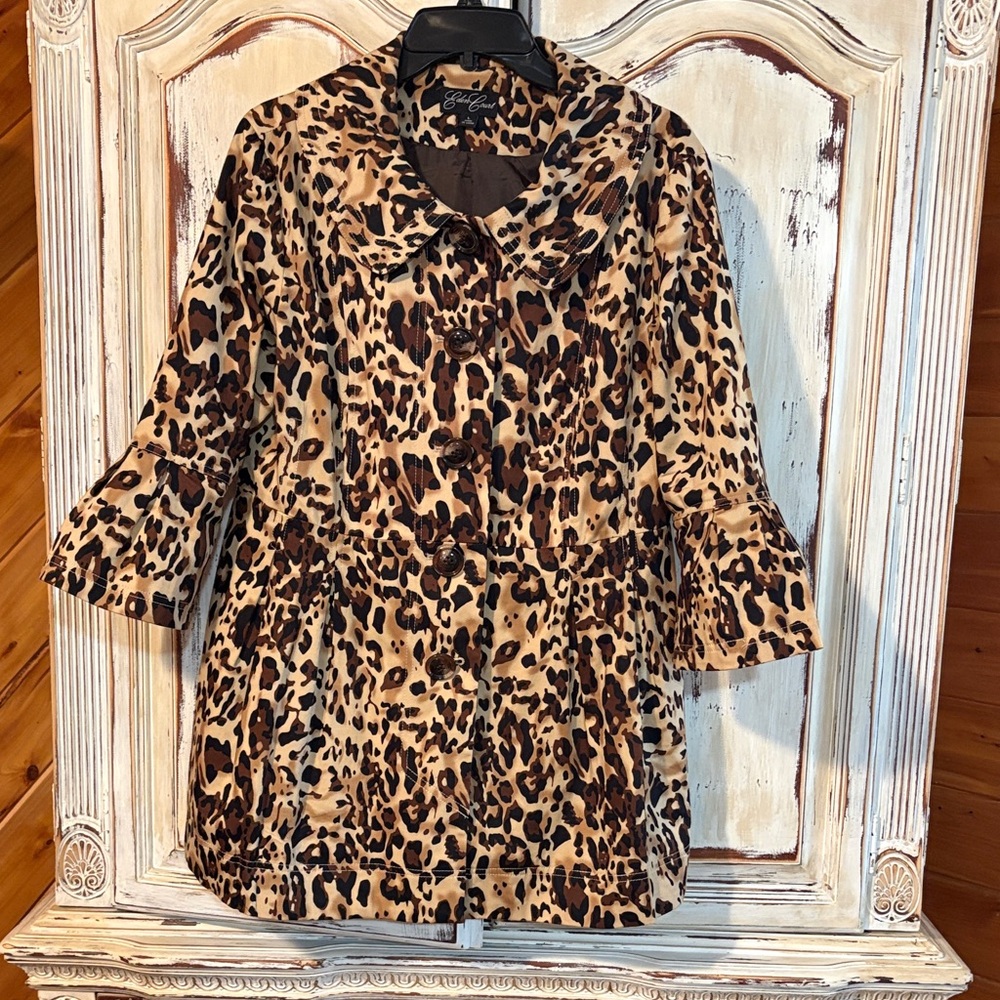 Leopard Print Coat